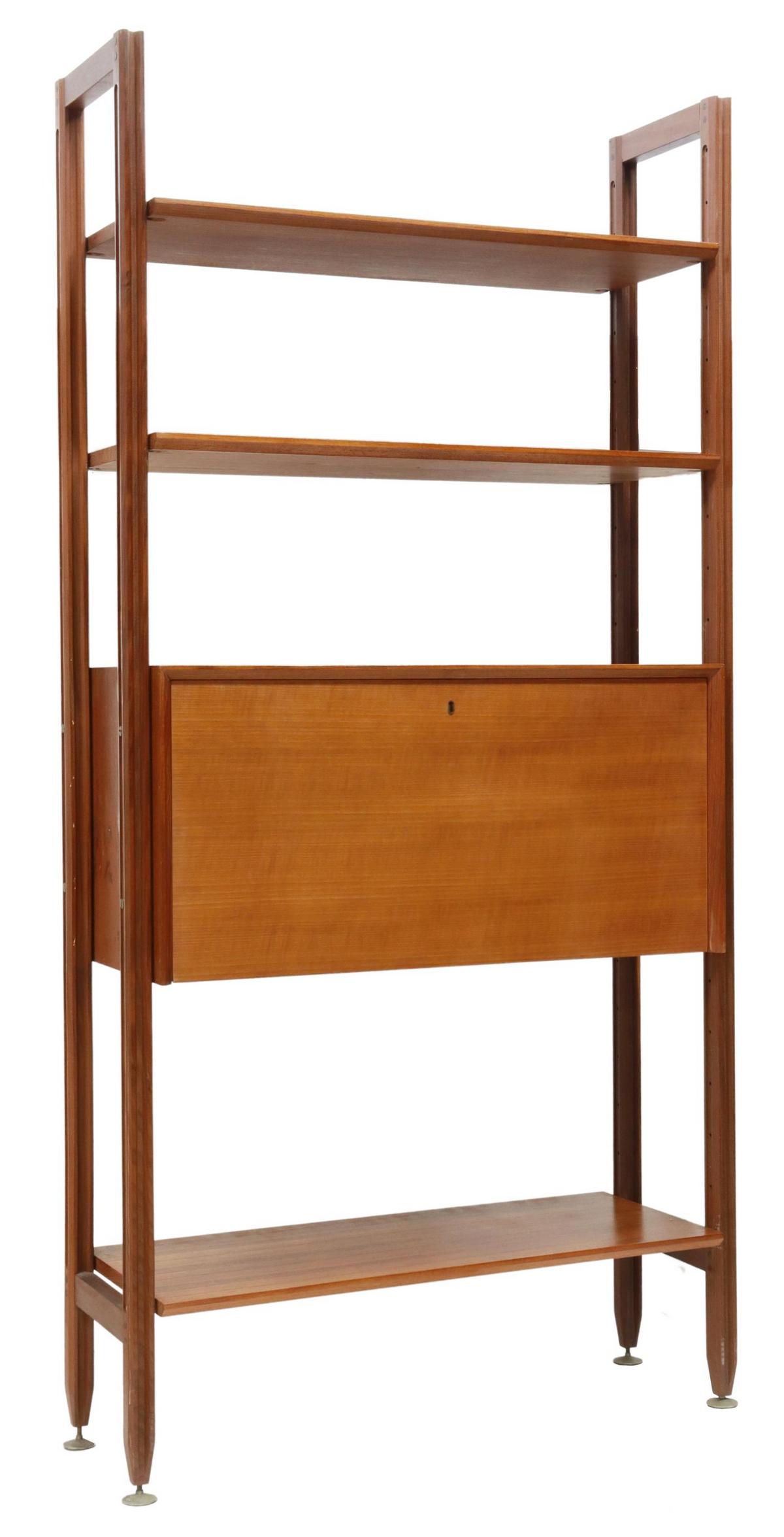 ITALIAN MID-CENTURY MODERN TEAK MODULAR BOOKCASE (1 of 3)