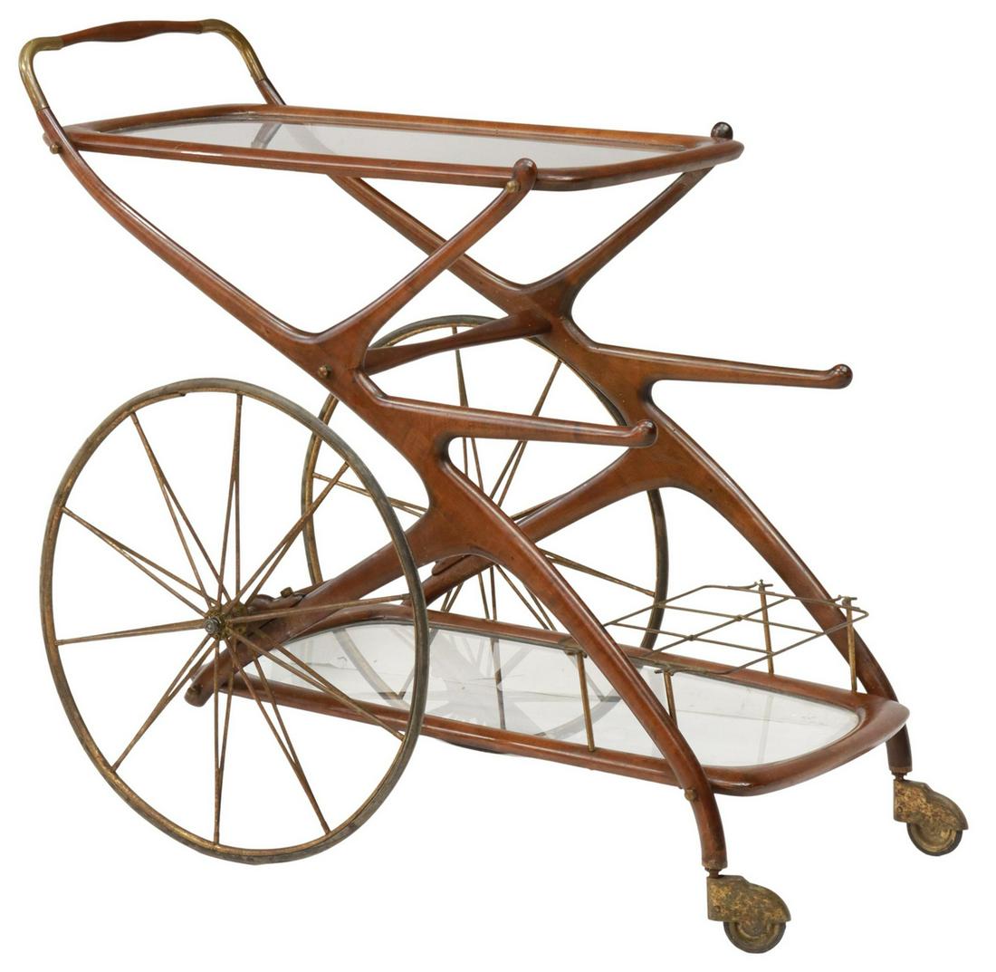 ITALIAN MID-CENTURY MODERN SERVICE BAR CART (1 of 4)