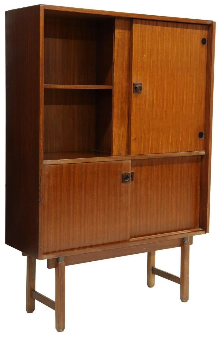 ITALIAN MID-CENTURY MODERN TEAK CABINET (1 of 5)