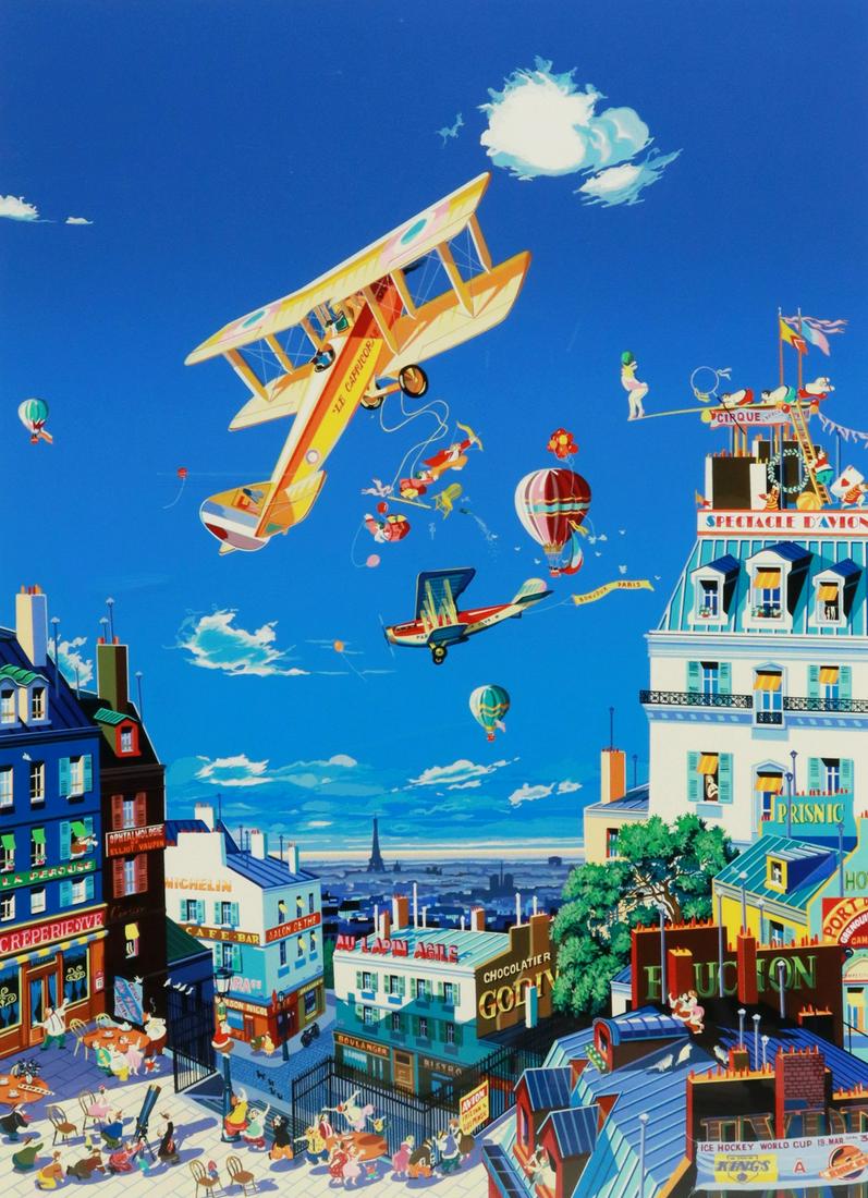 HIRO YAMAGATA (B.1938) 'AIR SHOW' SERIGRAPH (1 of 5)