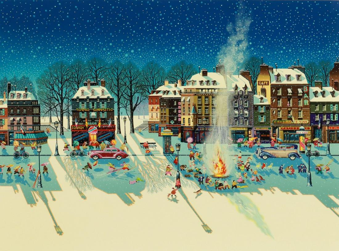 HIRO YAMAGATA (B.1938) 'SNOWFIRE' SERIGRAPH (1 of 5)