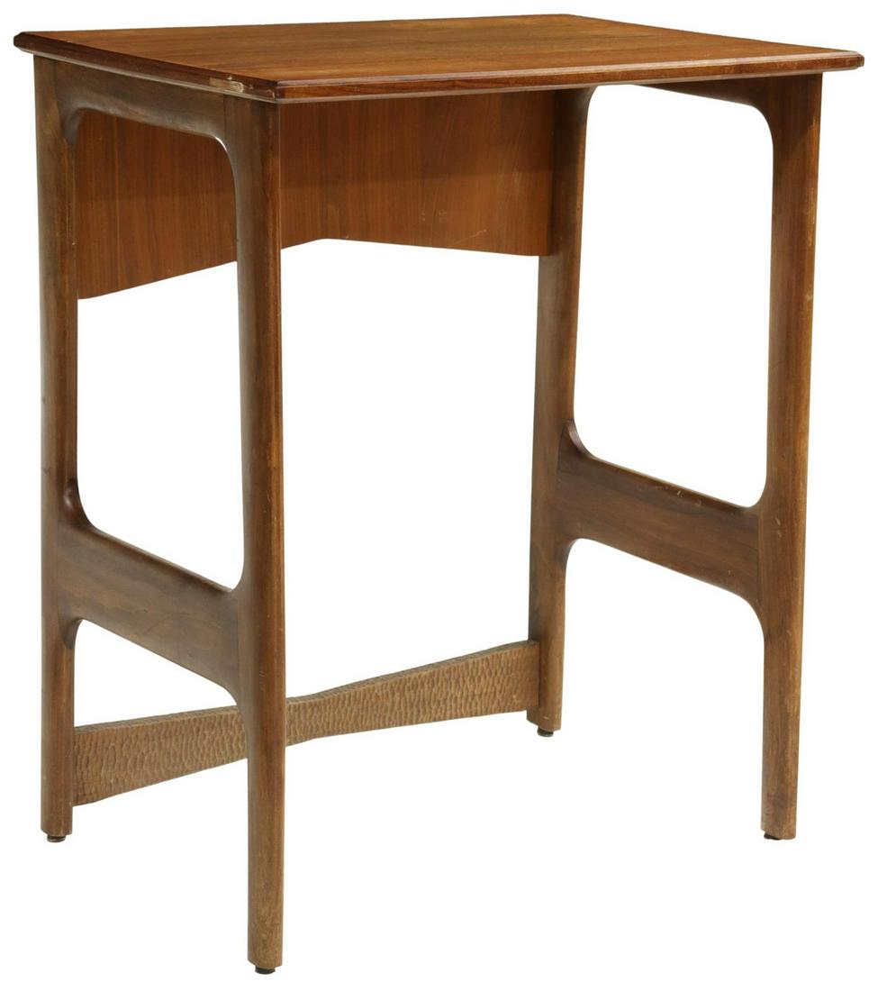 ITALIAN MID-CENTURY MODERN TEAK WRITING TABLE (1 of 4)
