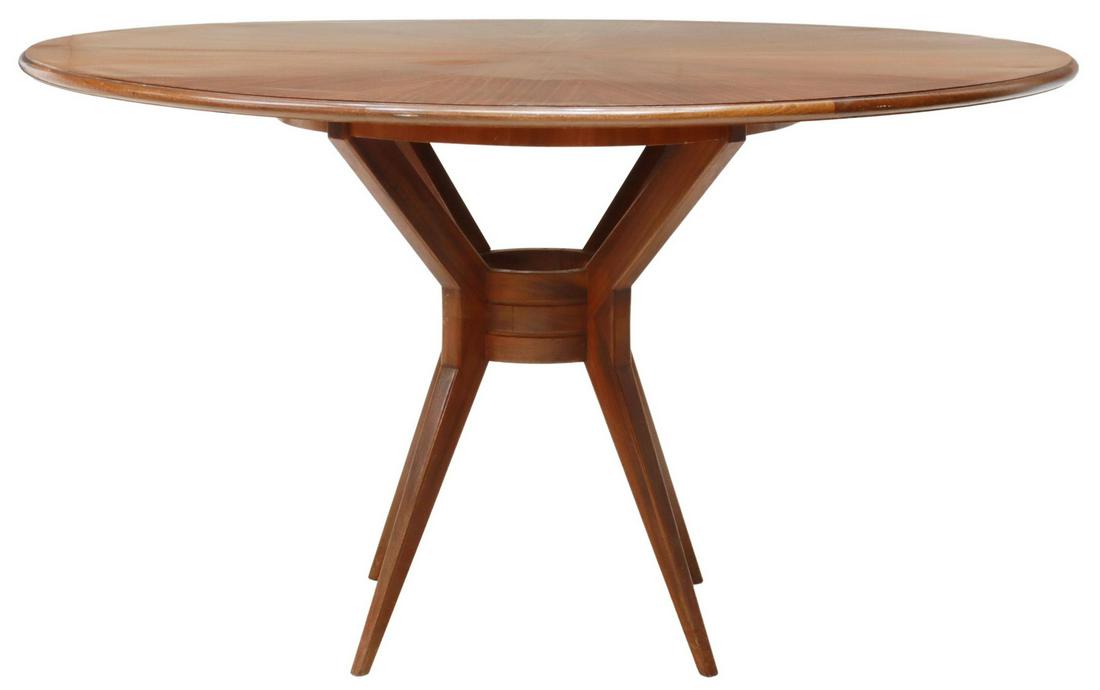 ITALIAN MID-CENTURY MODERN MAHOGANY CENTER TABLE (1 of 3)