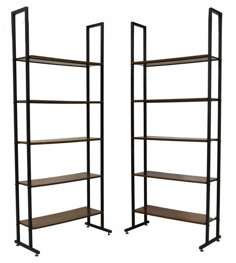 (2) ITALIAN MID-CENTURY MODERN MODULAR BOOKCASES (1 of 3)
