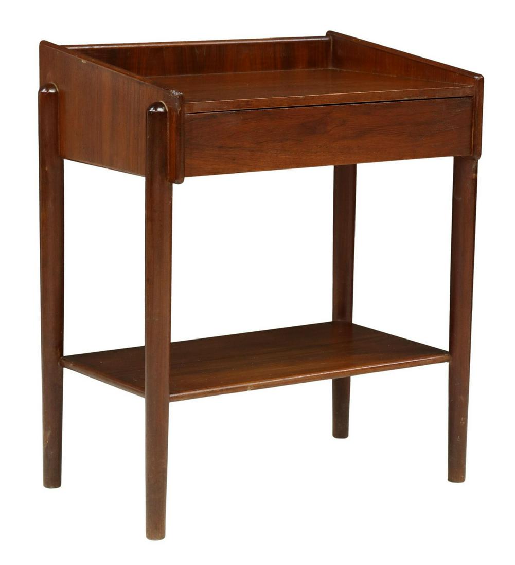 DANISH MID-CENTURY MODERN TEAK NIGHTSTAND (1 of 5)