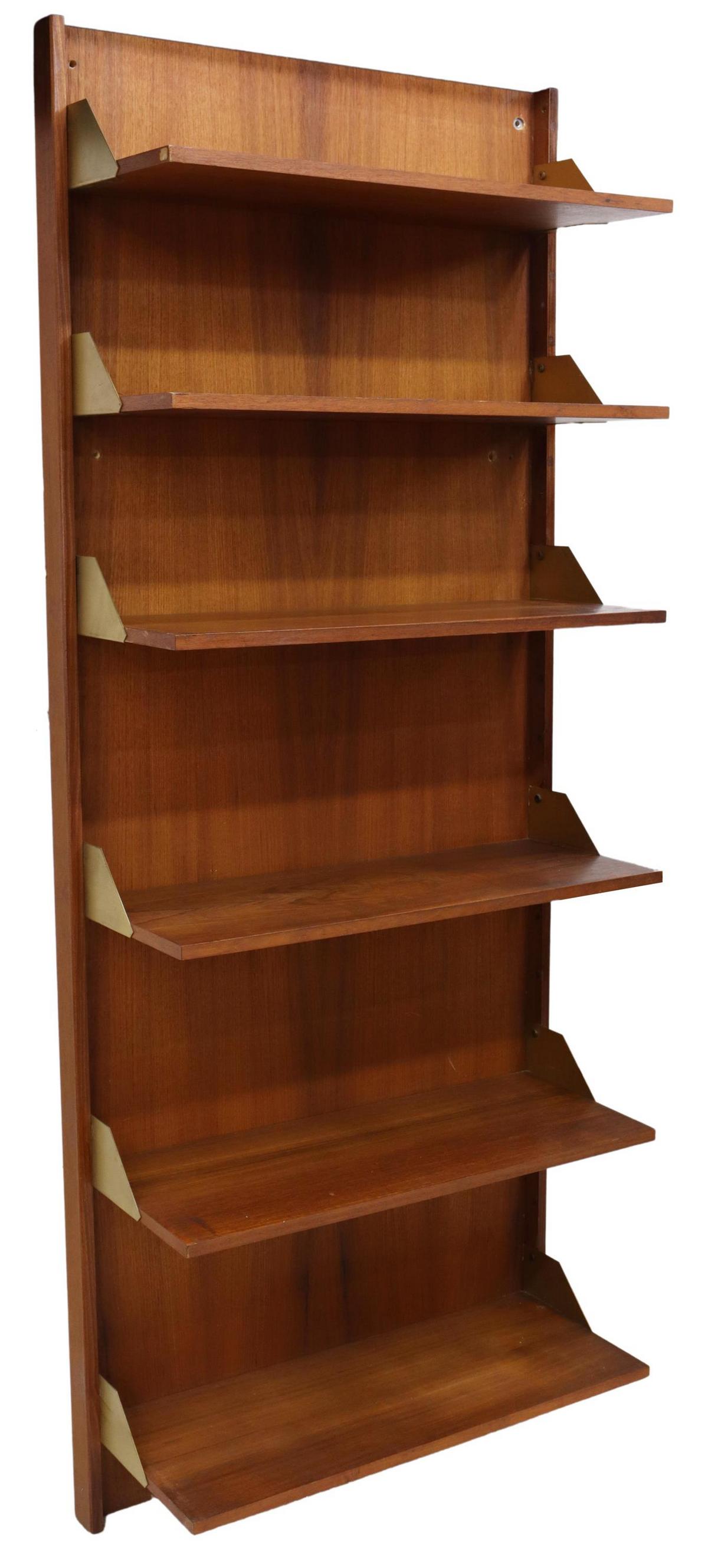 ITALIAN MID-CENTURY MODERN TEAK BOOKCASE (1 of 3)