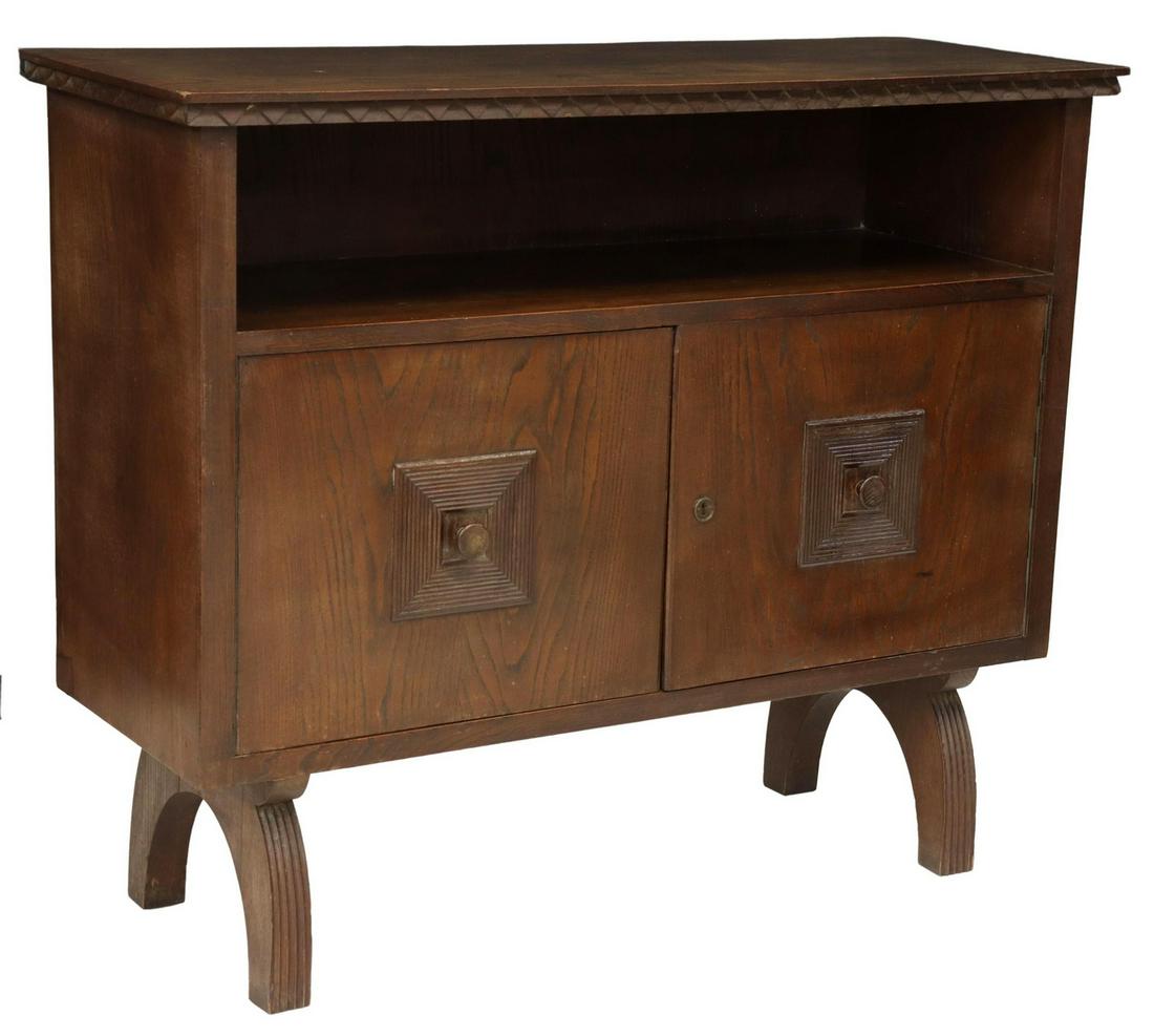 PAOLO BUFFA (ATTRIB) ITALIAN MODERN OAK SERVER (1 of 5)