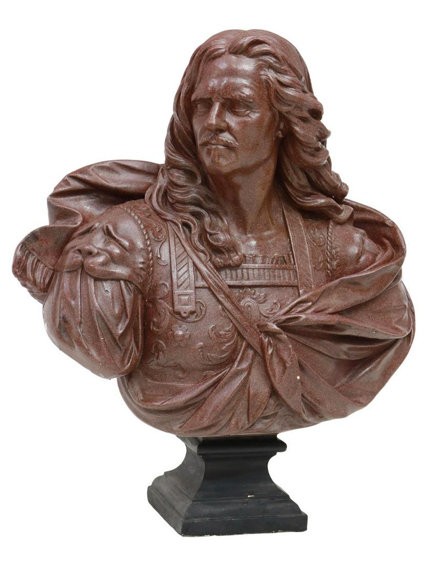 BUST OF HENRI DE LA TOUR D'AUVERGNE AFTER DERBAIS (1 of 3)