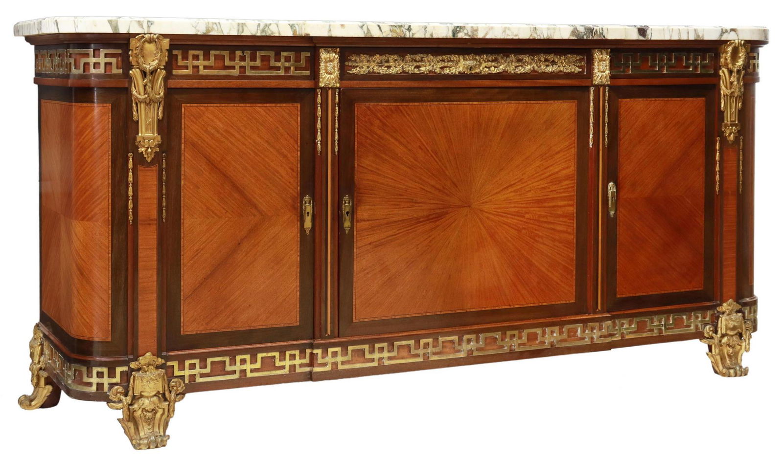 FINE FRENCH ORMOLU-MOUNTED MAHOGANY SIDEBOARD (1 of 5)