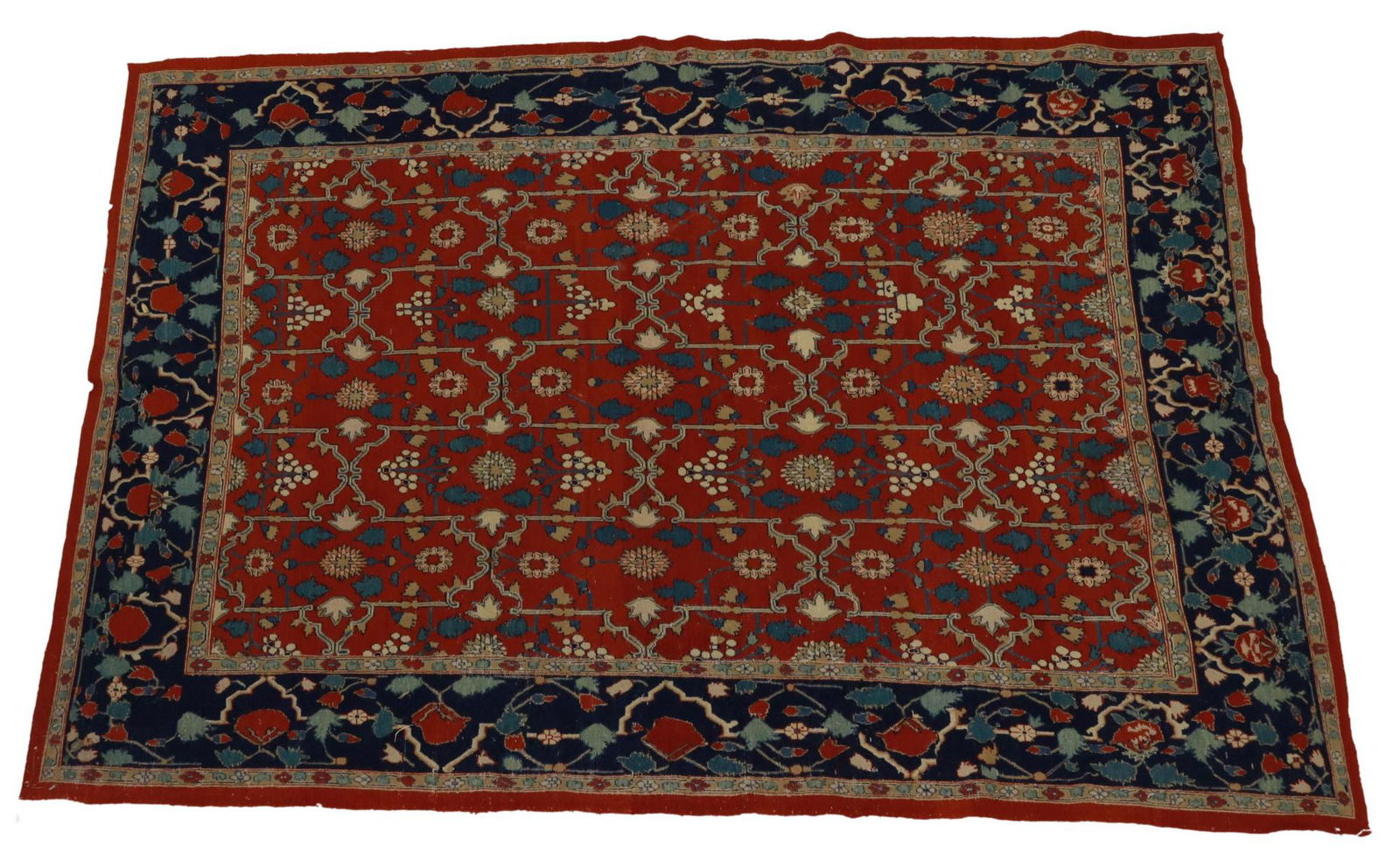 HAND-TIED PERSIAN SOUMAK RUG, 7'7" X 5'5.5" (1 of 4)