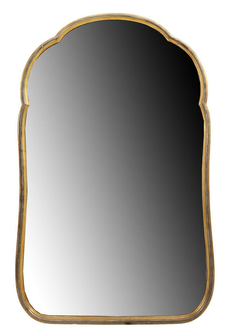 ITALIAN SILVER & GOLD GILT BEVELED MIRROR (1 of 3)