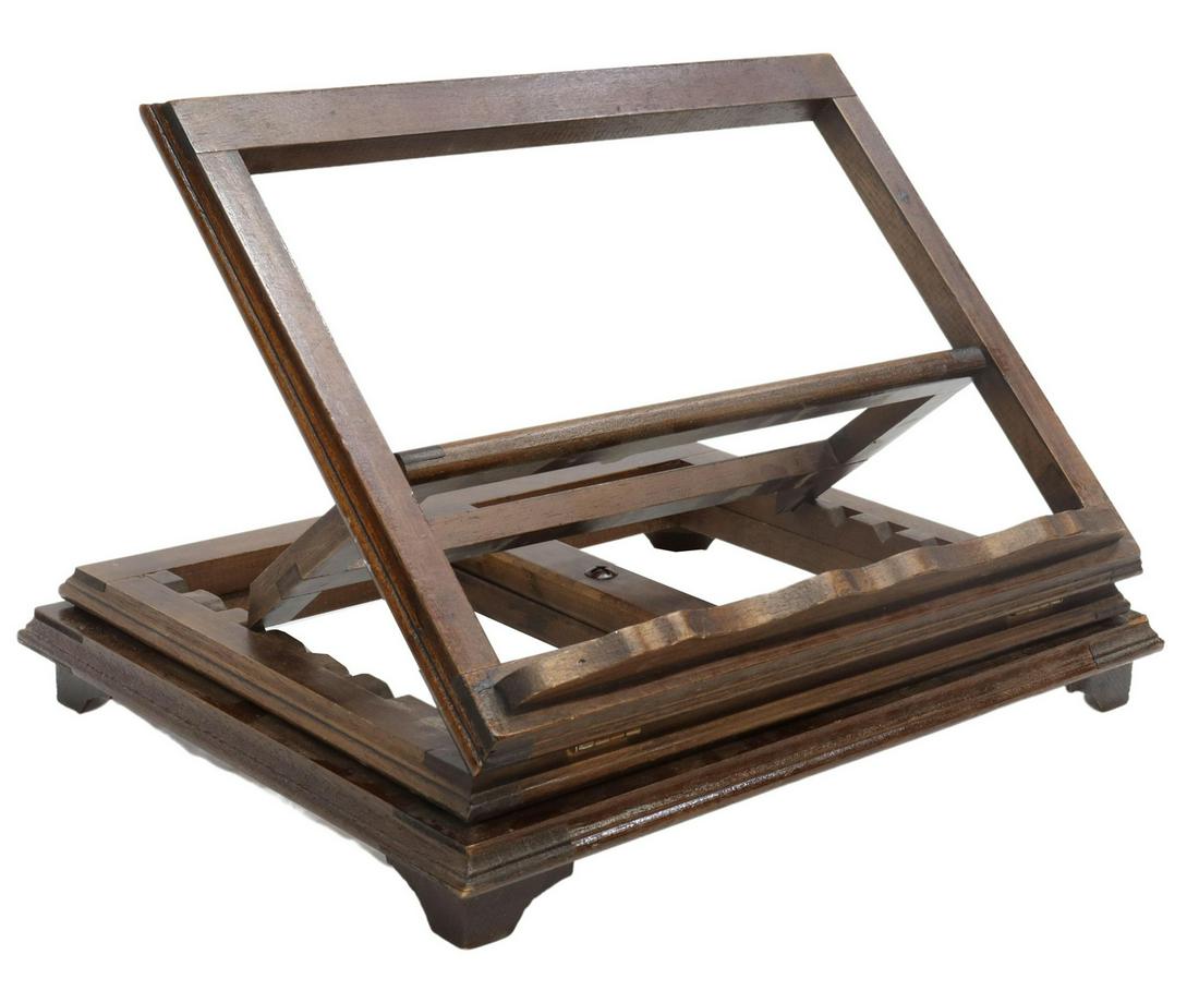 ITALIAN TABLETOP ADJUSTABLE ROTATING BOOKSTAND (1 of 4)