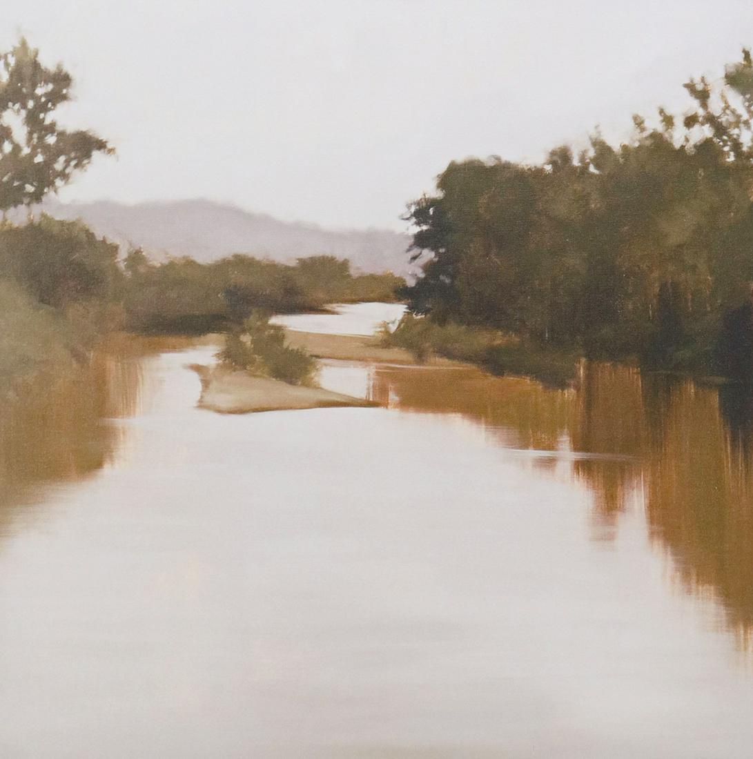 DECORATIVE FRAMED LANDSCAPE PRINT ON CANVAS (1 of 3)