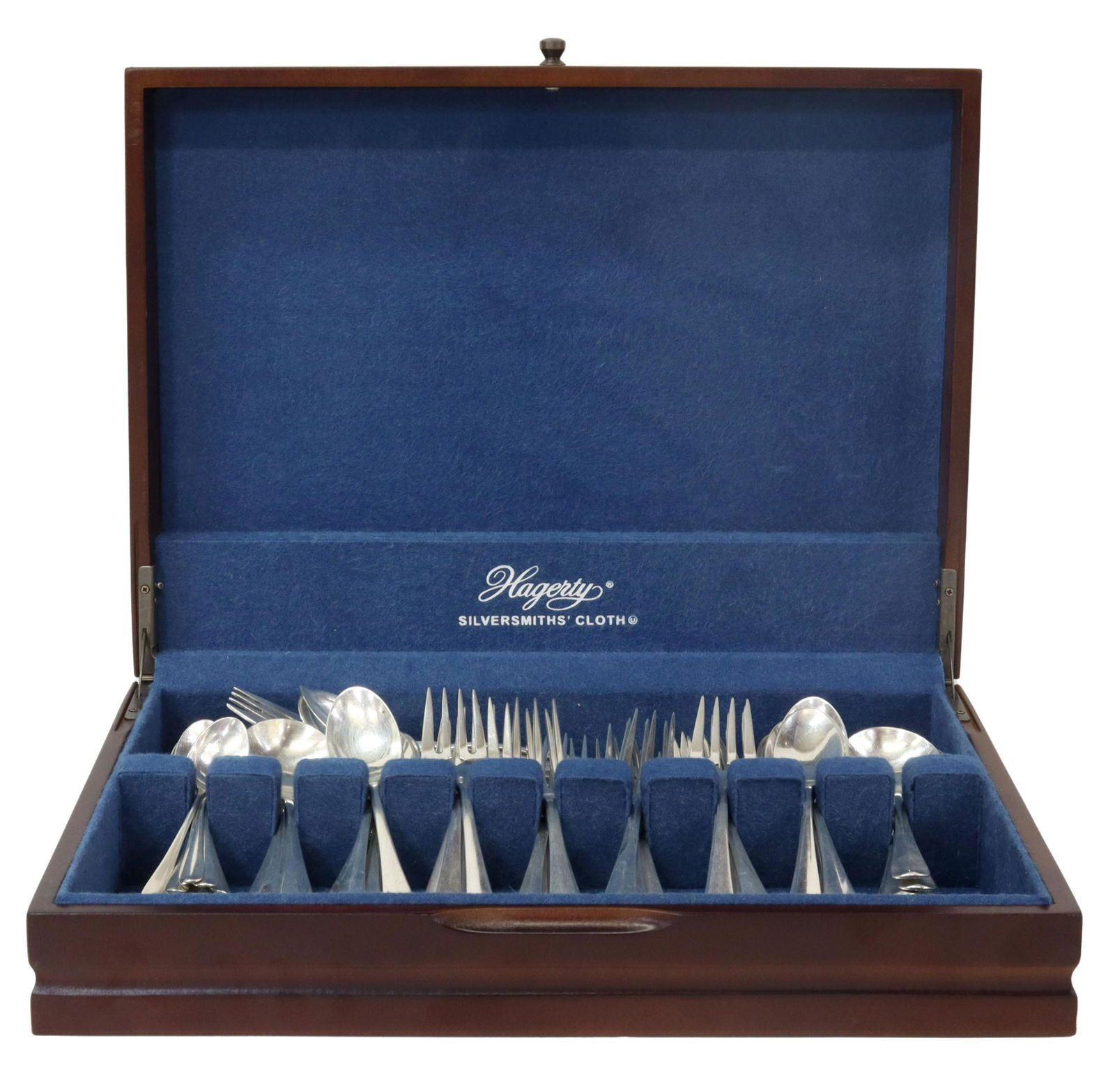 (90) DOMINICK & HAFF RATTAIL STERLING FLATWARE SET (1 of 4)