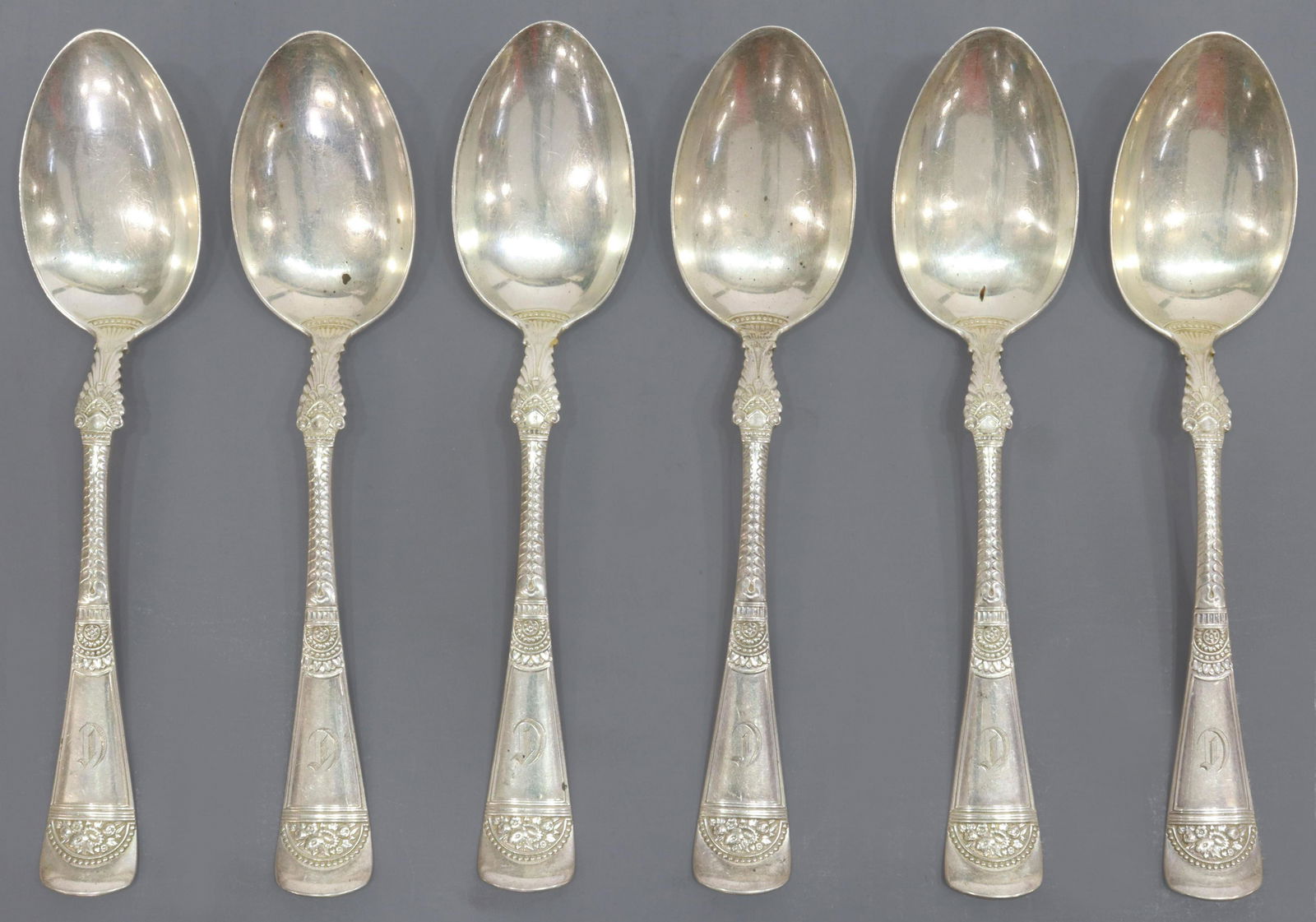 (6) GORHAM EMPRESS OF INDIA STERLING SILVER SPOONS (1 of 2)
