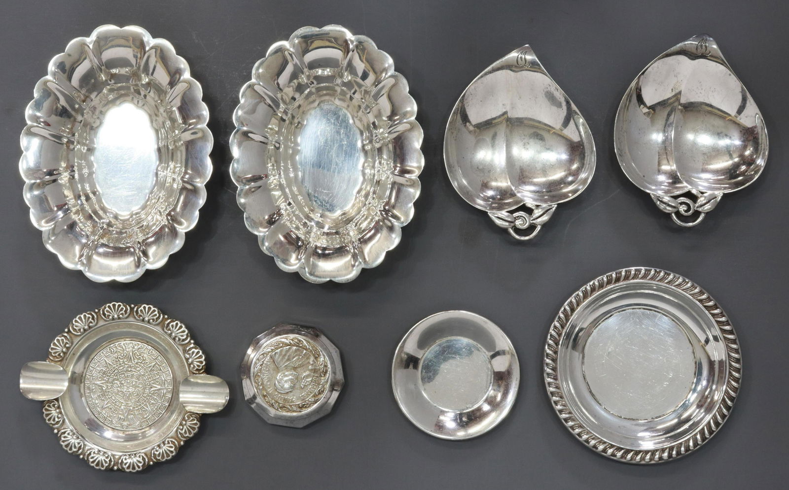 (8) STERLING: TIFFANY & CO., MEXICO, NUT DISHES (1 of 3)