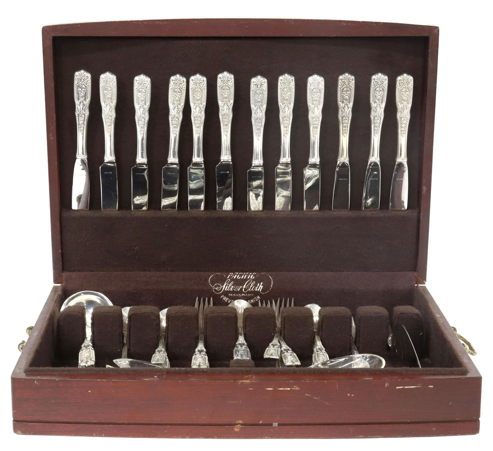 54) WESMORELAND MILBURN ROSE STERLING FLATWARE SET (1 of 4)