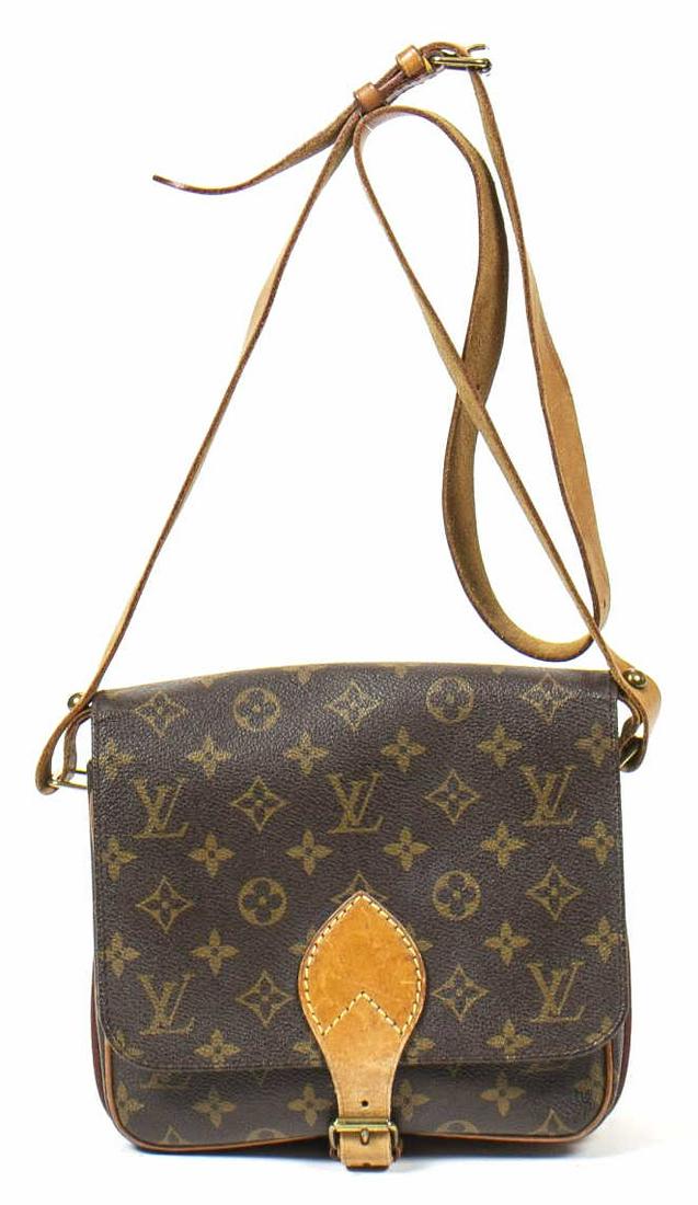 LOUIS VUITTON CARTOUCHIERE MONOGRAM CROSSBODY BAG (1 of 7)