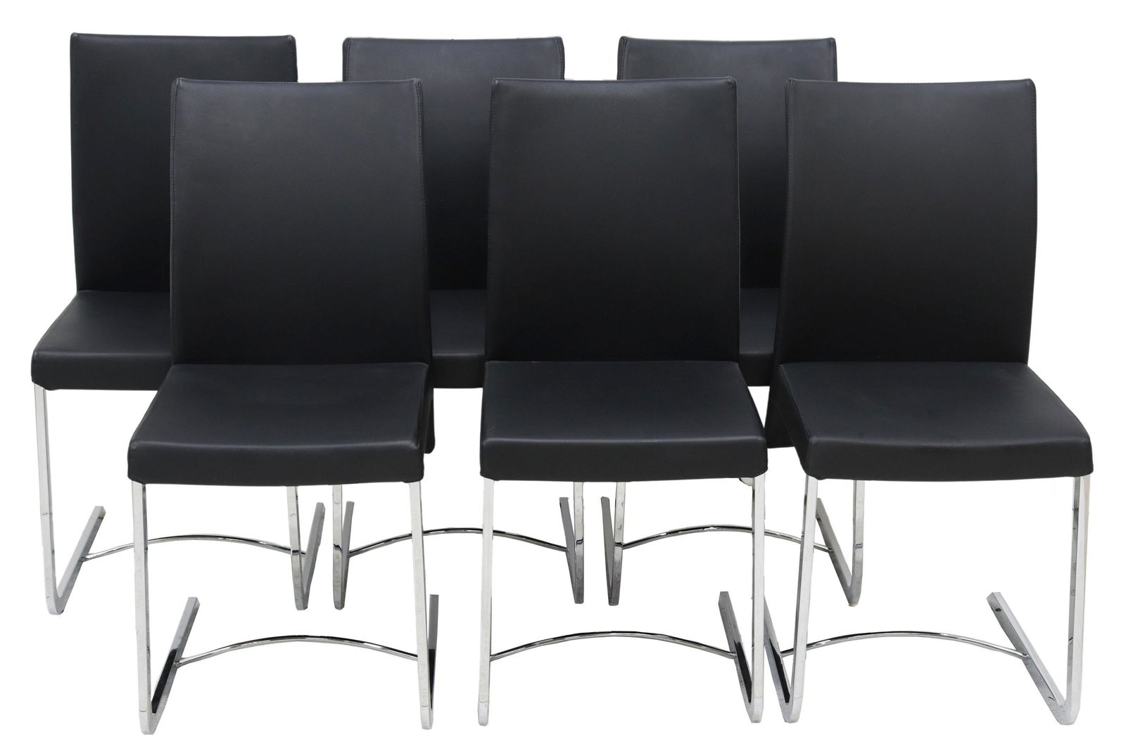 (6) NAOS ITALIAN MODERN CANTILEVER DINING CHAIRS (1 of 3)