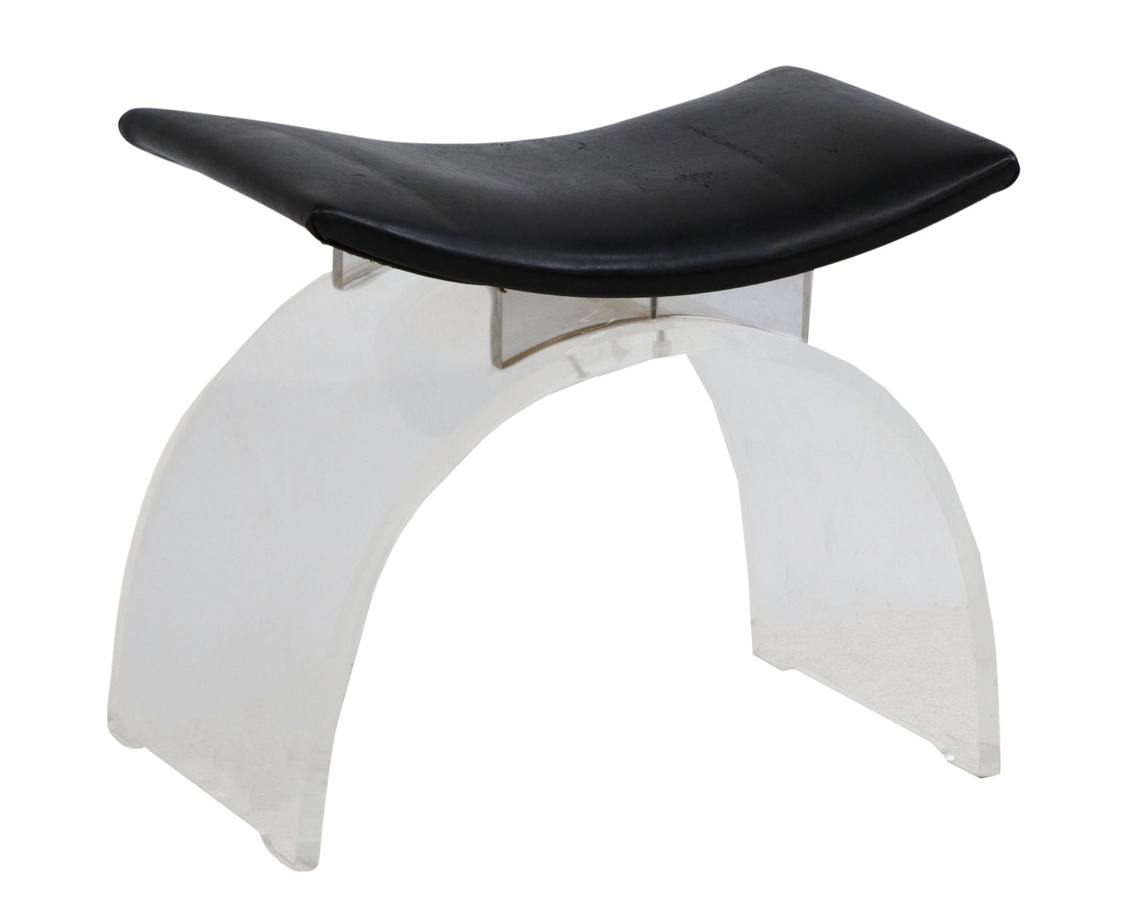 HOLLIS JONES (ATTRIB) ACRYLIC BASE VANITY STOOL (1 of 3)