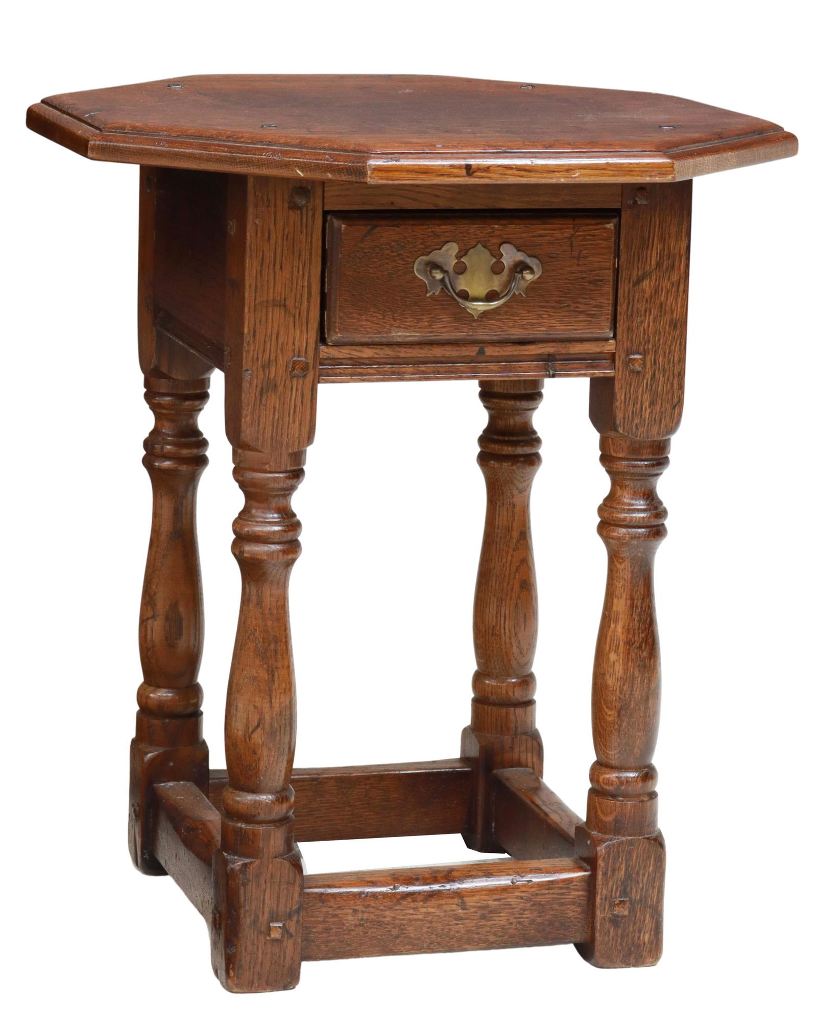 ENGLISH NH CHAMPMAN & CO. OAK OCCASIONAL TABLE (1 of 5)