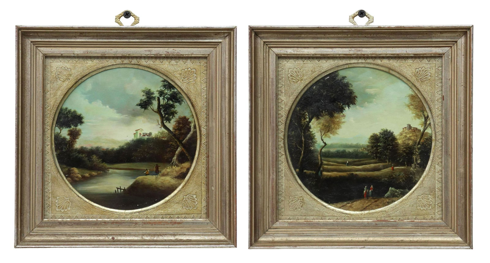 (2) WILSON ITALIANATE LANDSCAPE PAINTINGS (1 of 4)