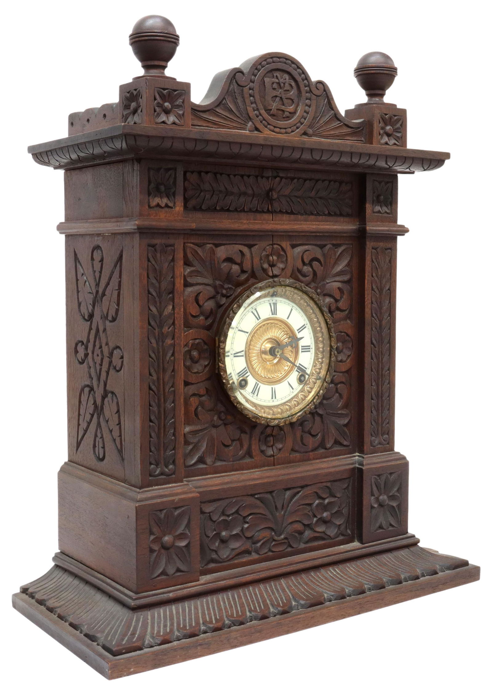 AMERICAN ANSONIA CLOCK COMPANY SHELF CLOCK (1 of 6)