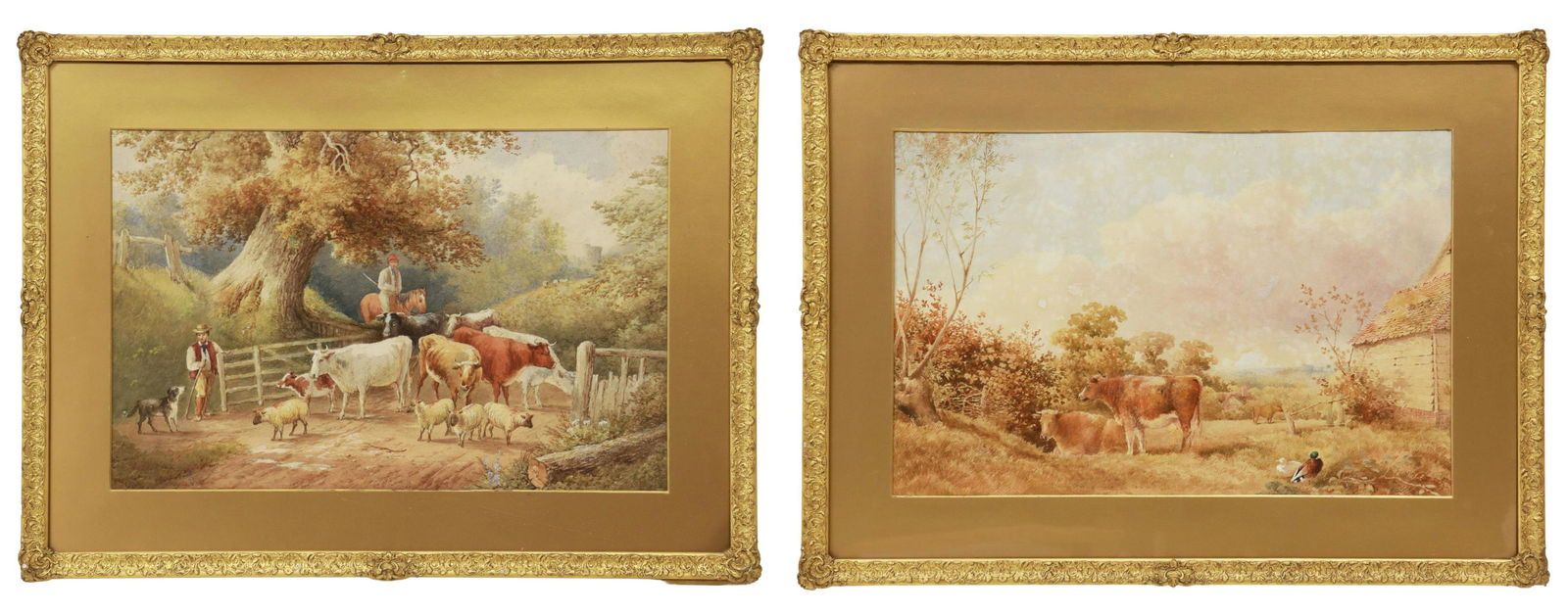 (2) ALBERT & STEPHEN BOWERS W/C COUNTRY LANDSCAPES (1 of 6)