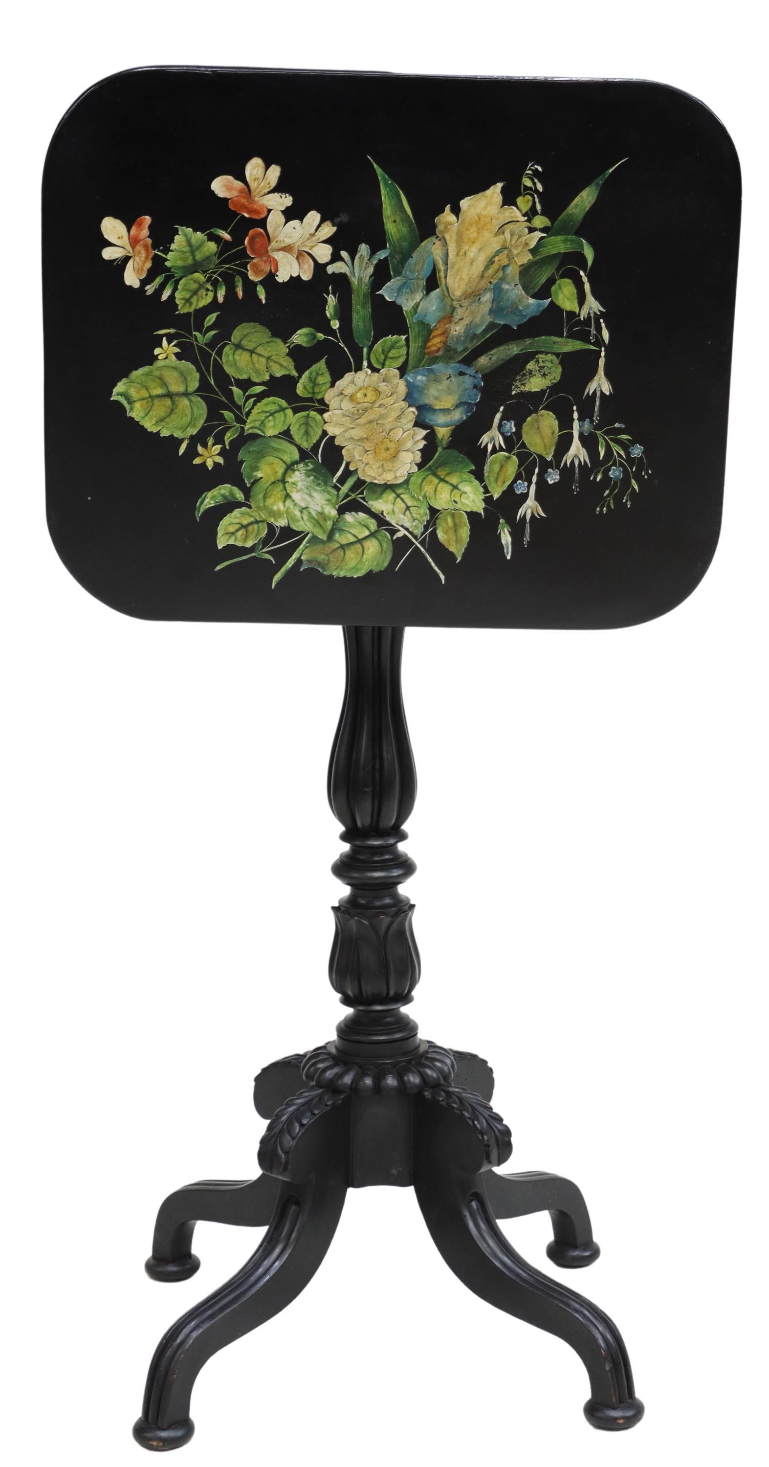 ENGLISH REGENCY PERIOD TILT-TOP TEA TABLE (1 of 3)