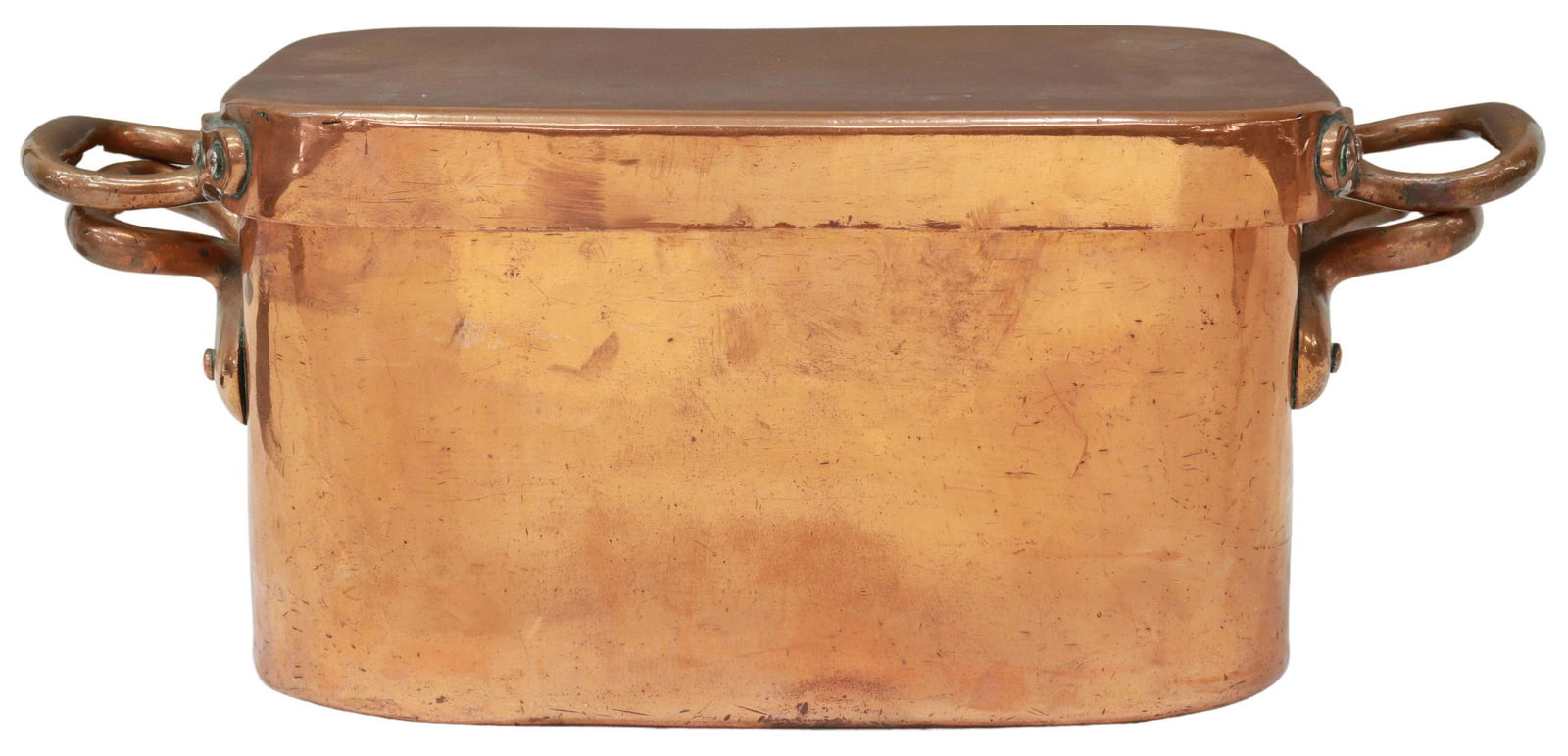 LARGE COPPER BRAISING PAN WITH LID (1 of 4)