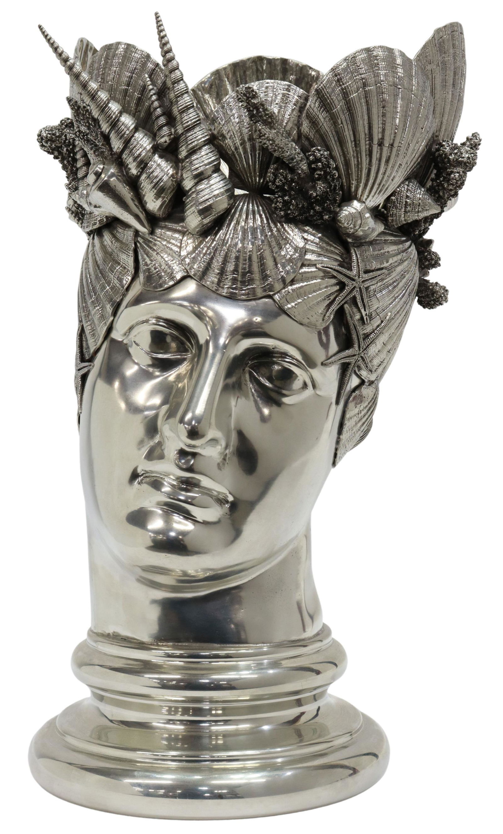 PIERO FIGURA ATENA CIPOLLA PEWTER CHAMPAGNE COOLER (1 of 2)