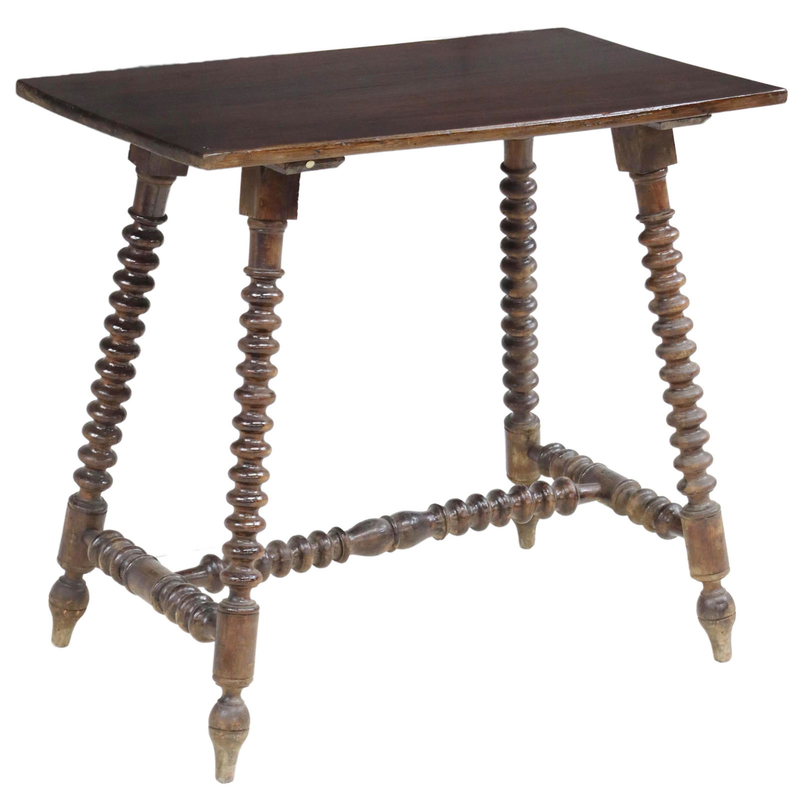 SPANISH BAROQUE STYLE WALNUT TABLE (1 of 4)