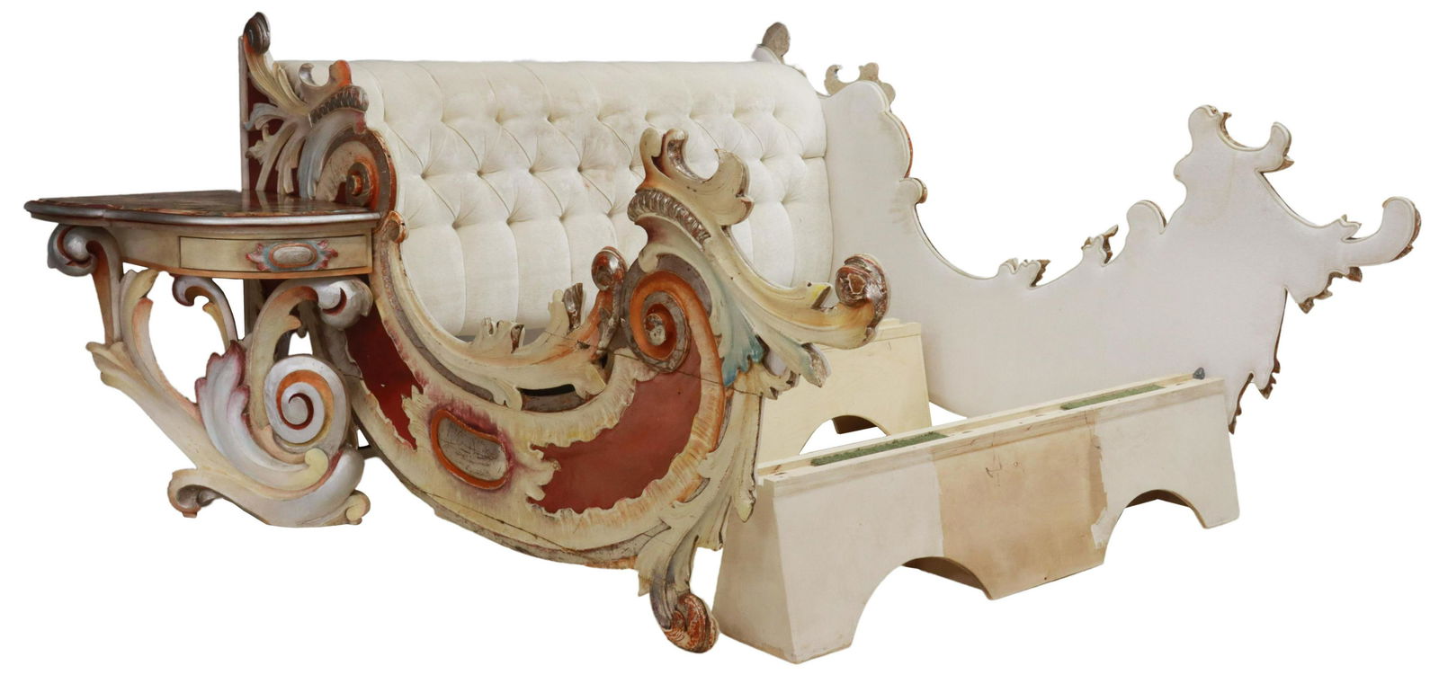 FRENCH CUSTOM-MADE GROTTO STYLE KING-SIZE BED (1 of 4)