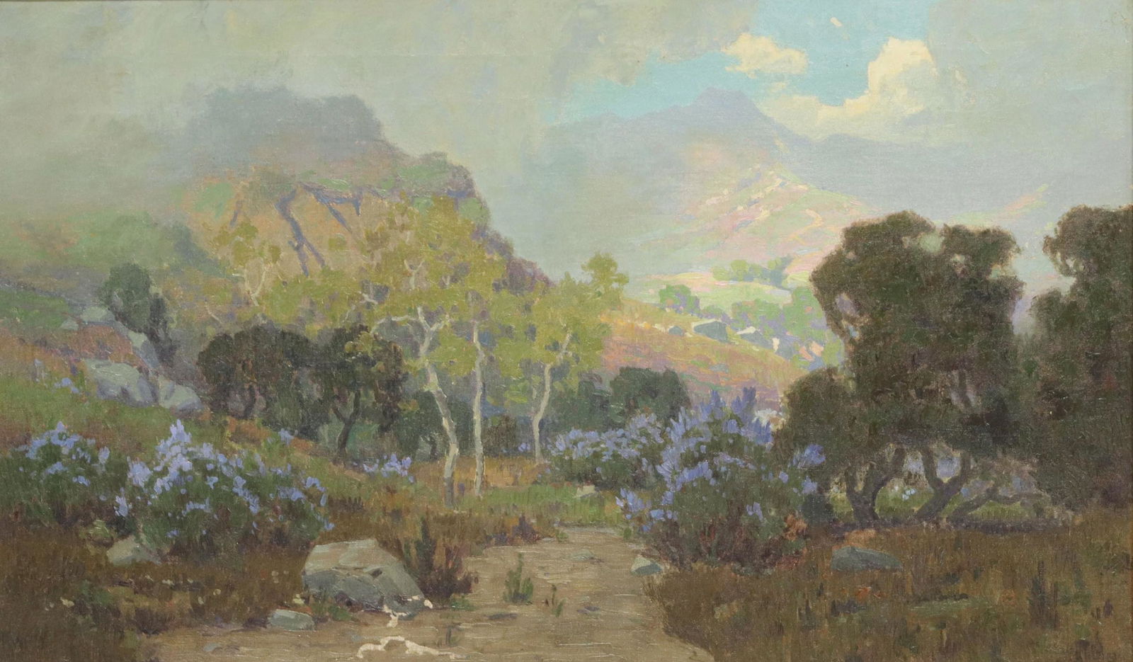 ELMER WACHTEL (1864-1929) CALIFORNIA LANDSCAPE (1 of 4)