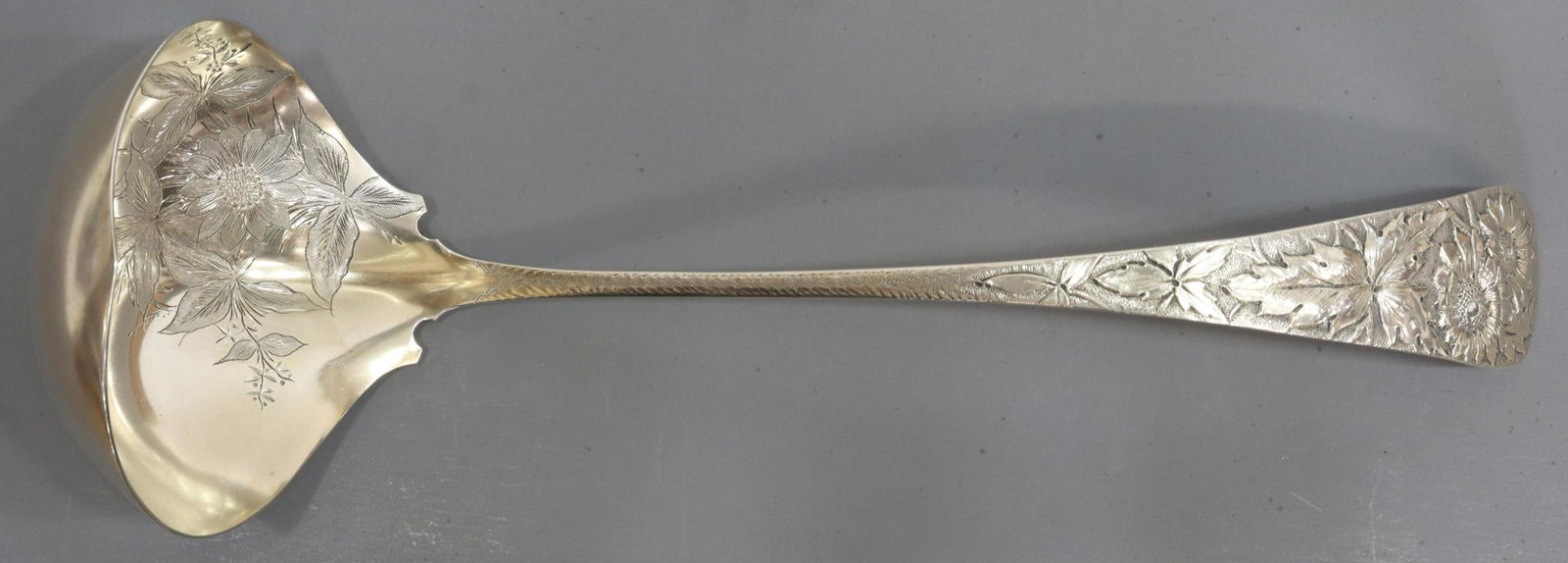 AMERICAN AESTHETIC MOVEMENT STERLING SILVER LADLE (1 of 4)