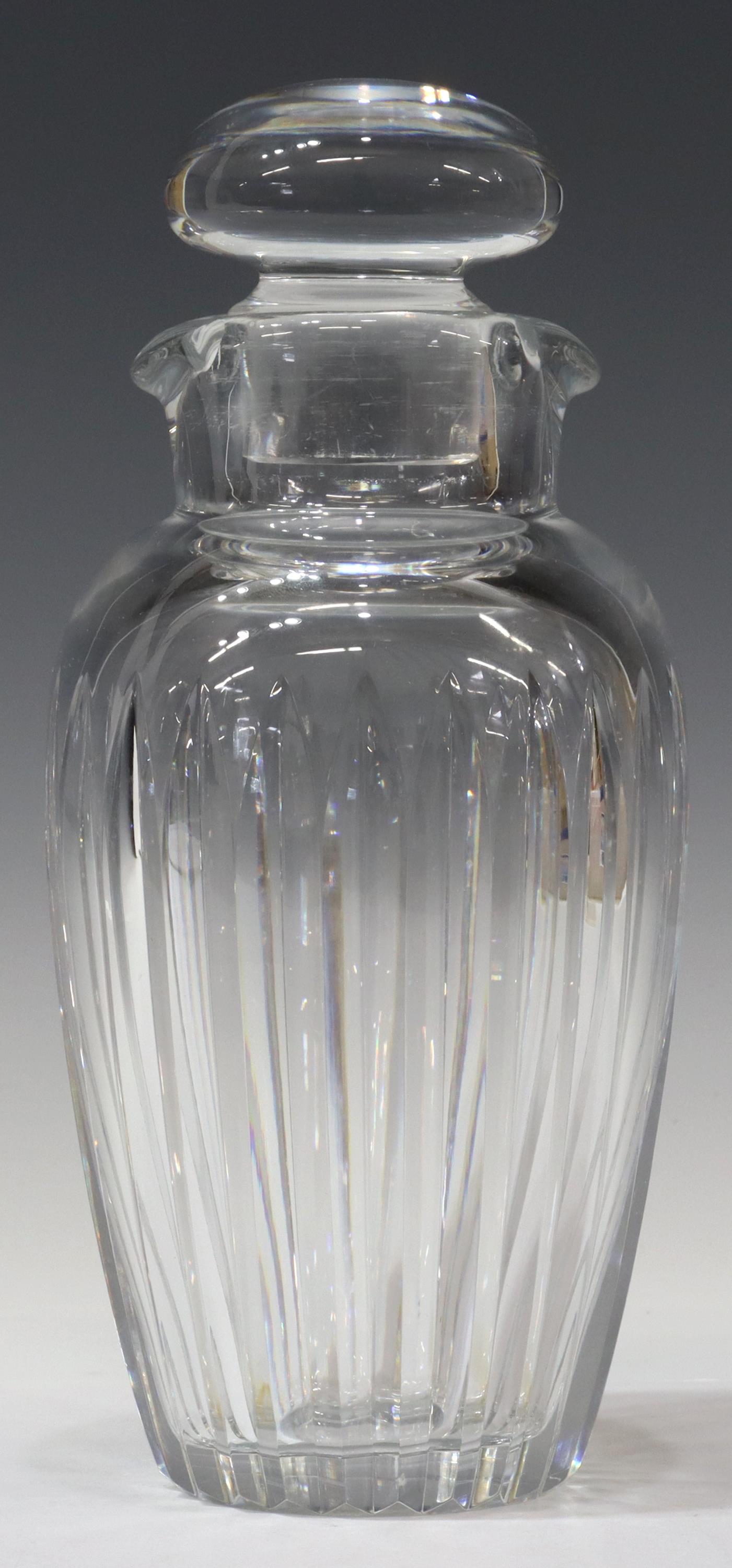 FRENCH BACCARAT CUT CRYSTAL COCKTAIL SHAKER (1 of 3)