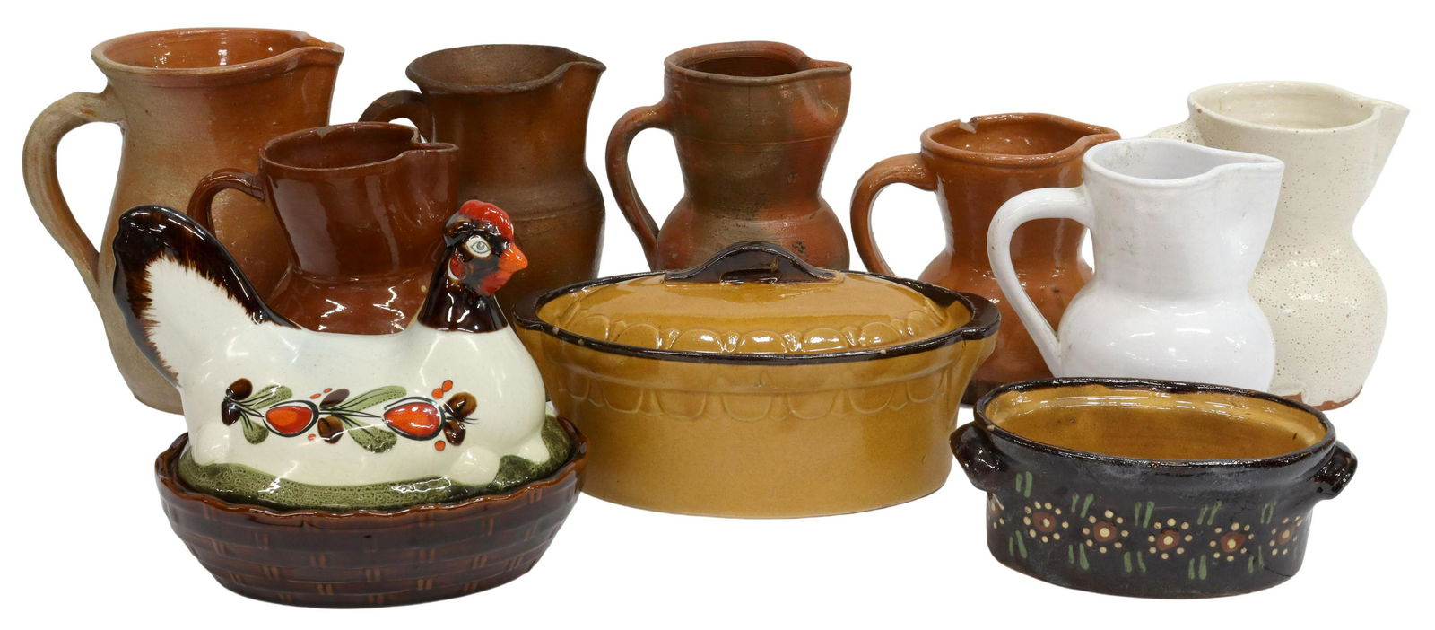 (10) CERAMIC TABLEWARE, INCL. SCHRAMBERG DISHES (1 of 7)