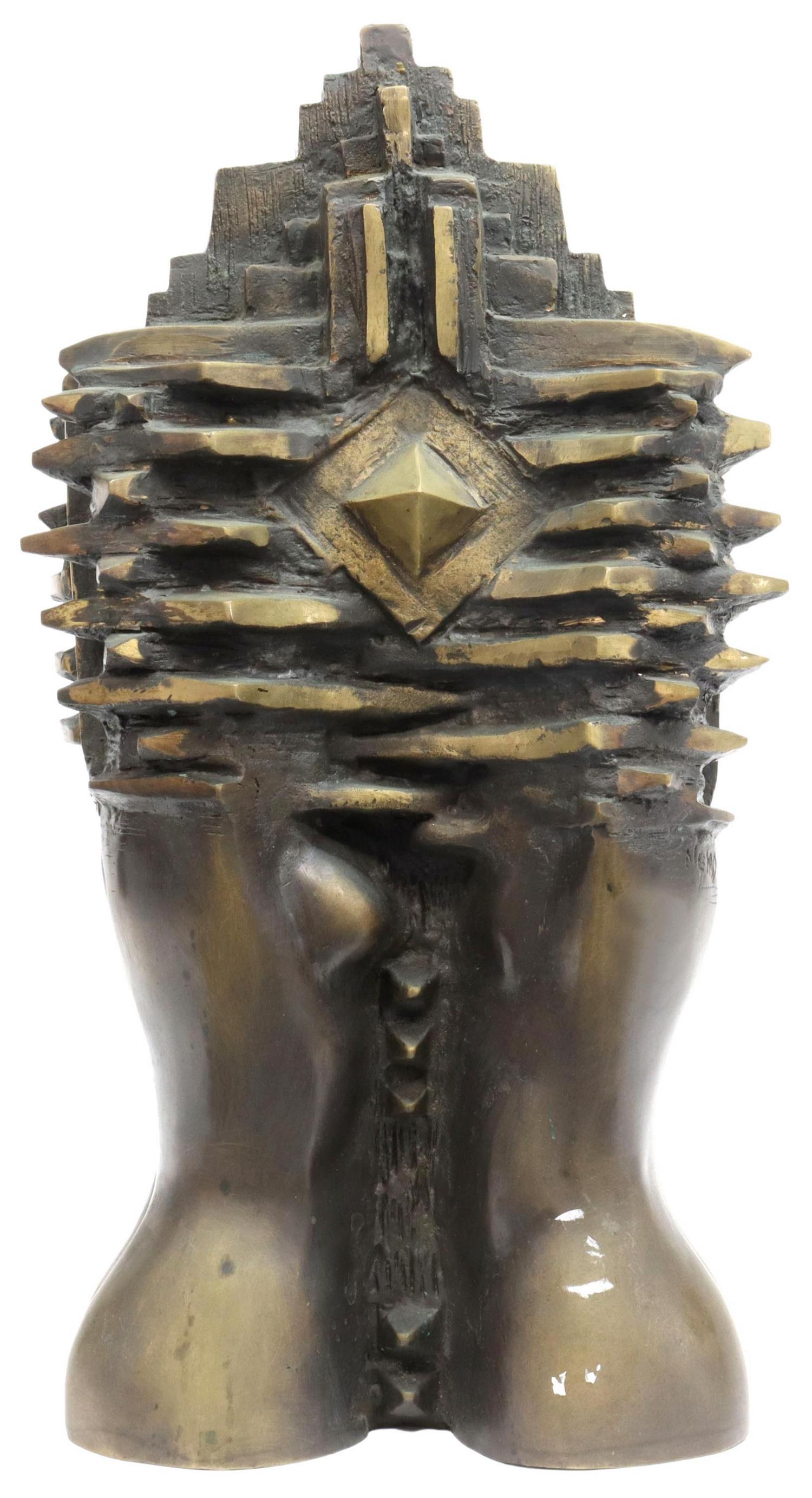 TOMA NENOV (B.1955) MODERNIST BRONZE SCULPTURE (1 of 6)