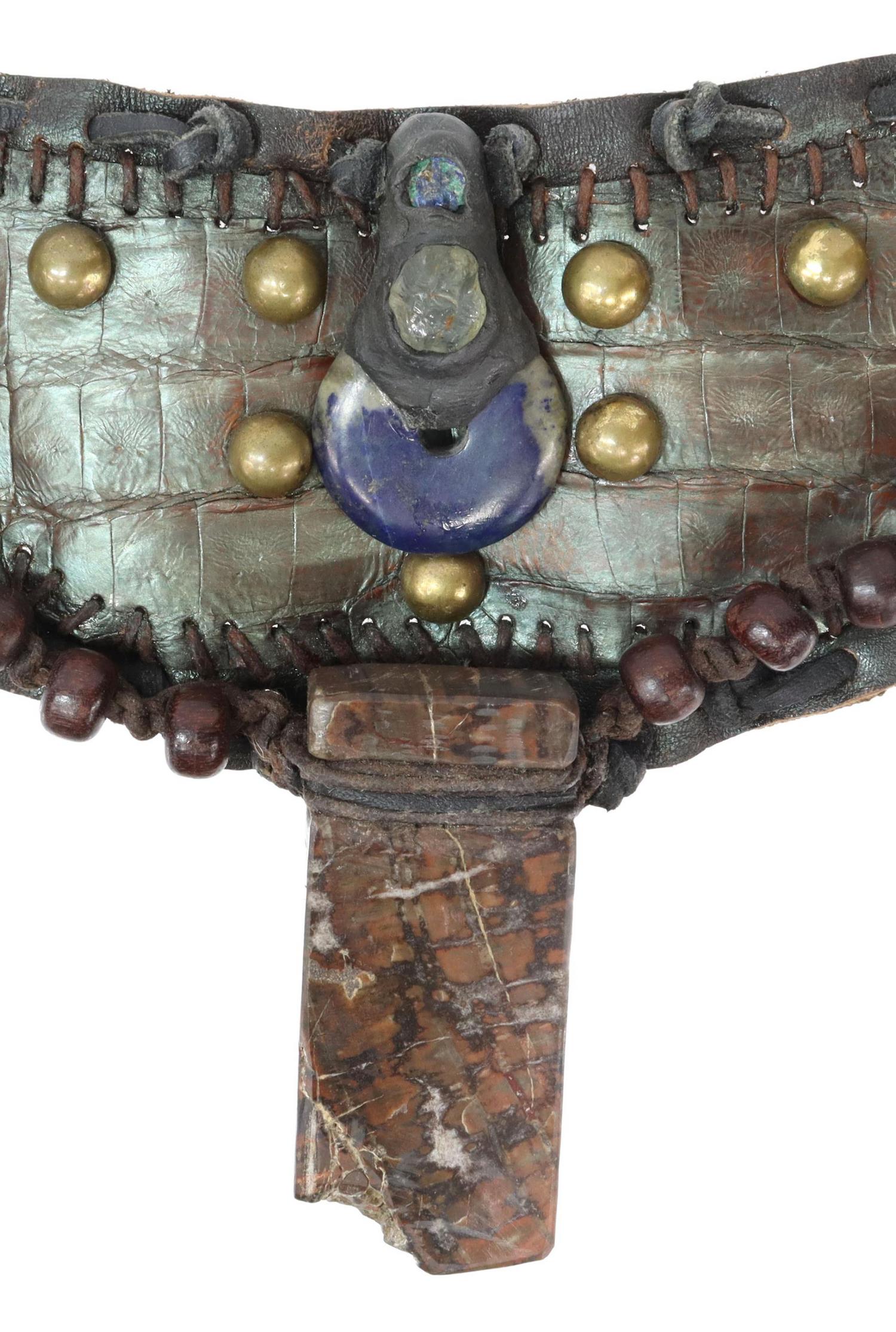 ANOTHAI HANSEN STATEMENT CHOKER, PETRIFIED WOOD (1 of 5)
