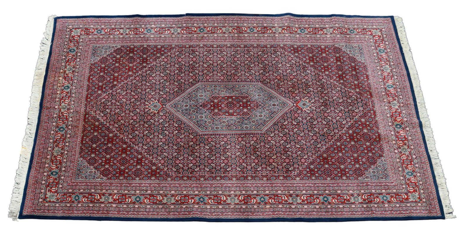HAND-TIED PERSIAN BIJAR RUG, 11'7.5" X 8'11.75" (1 of 3)