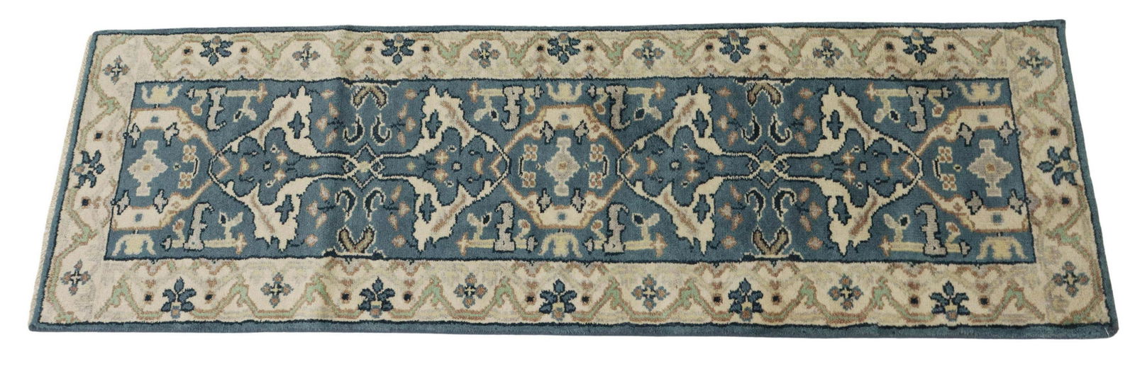 HAND-TIED INDO OUSHAK RUNNER, 8' X 2'6" (1 of 3)