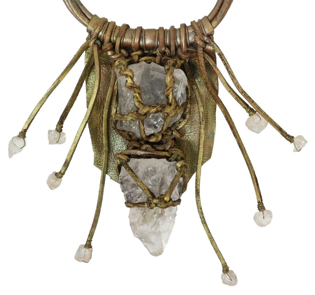 ANOTHAI HANSEN STATEMENT NECKLACE, ROCK CRYSTAL (1 of 5)