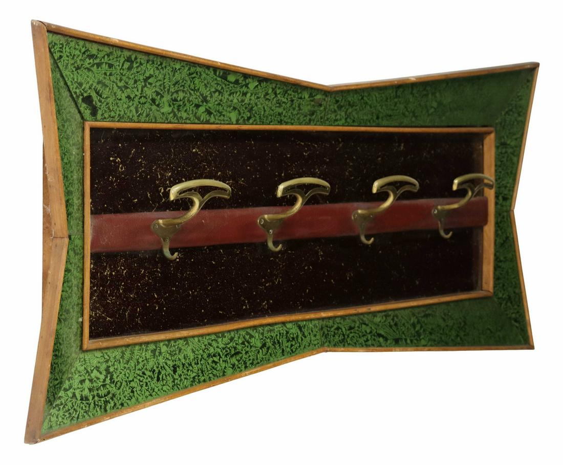 ITALIAN MID-CENTURY MODERN FOILED HAT/ COAT RACK (1 of 3)