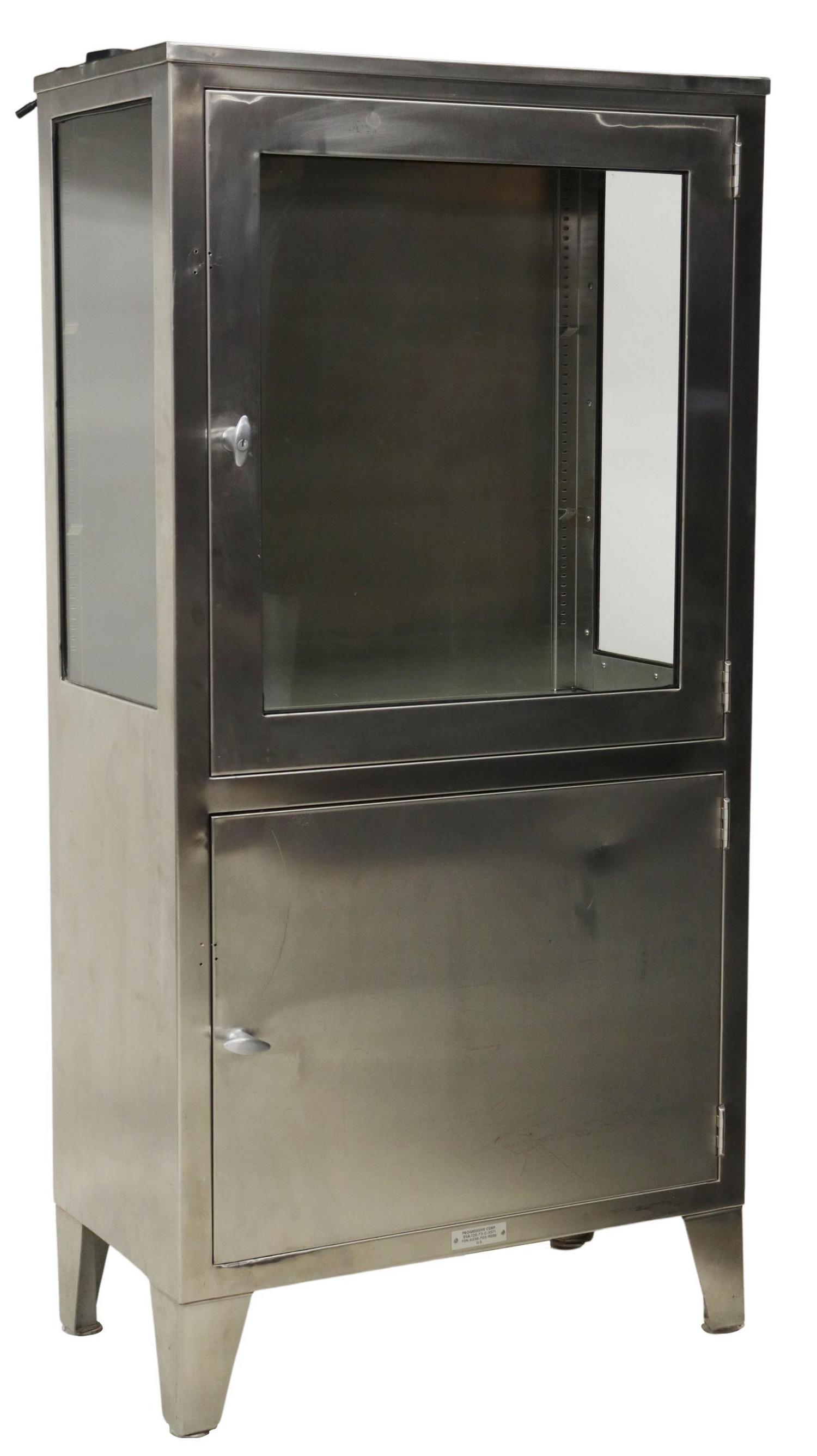 STAINLESS STEEL MEDICAL DISPLAY CABINET (1 of 6)