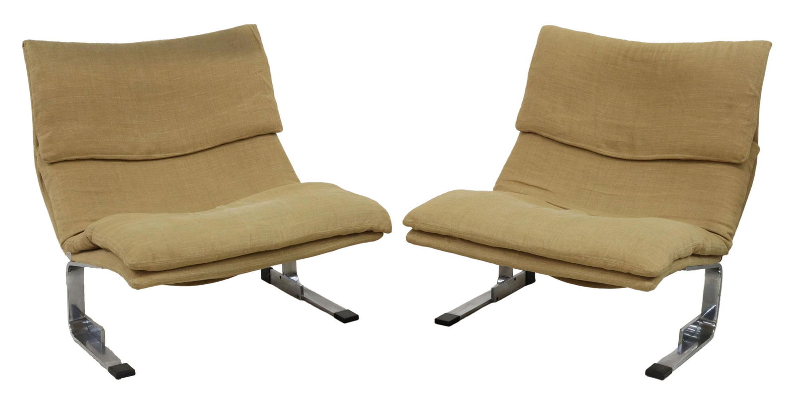 (2) MODERN SAPORITI ITALIA ONDA LOUNGE CHAIRS (1 of 3)