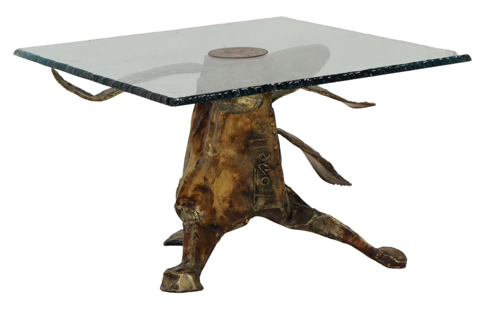 FRENCH MODERN TOSELLO SCULPTURAL COFFEE TABLE (1 of 7)