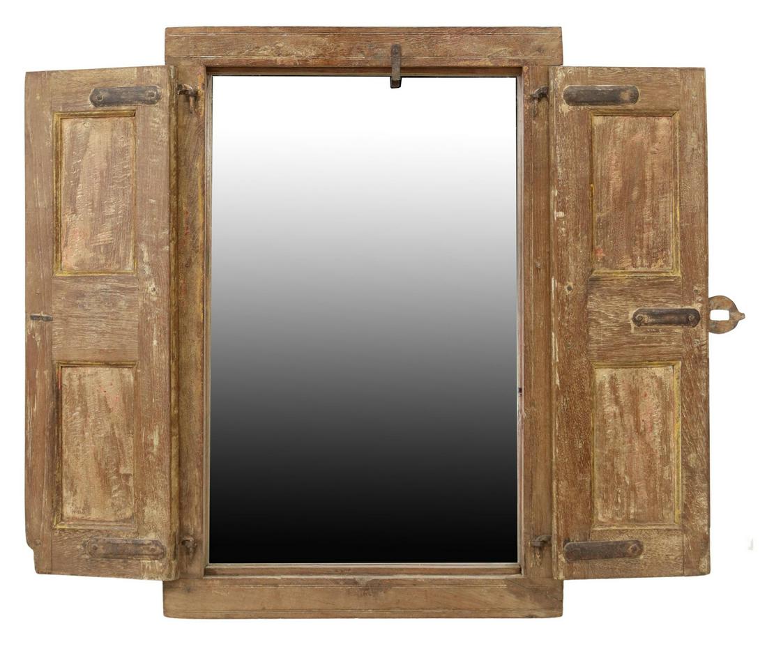 ARCHITECTURAL WINDOW FRAME WALL MIRROR (1 of 4)