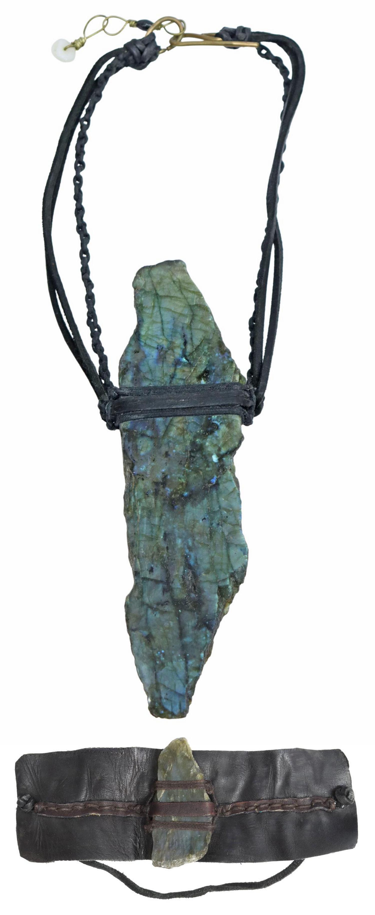 2) ANOTHAI HANSEN JEWELRY, LABRADORITE & LEATHER (1 of 7)