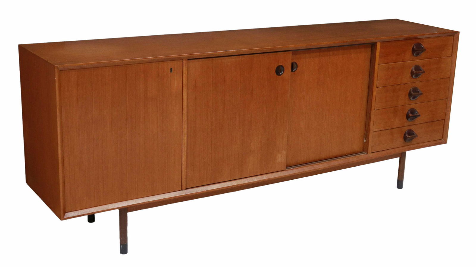 ITALIAN MID-CENTURY MODERN TEAK SIDEBOARD (1 of 7)