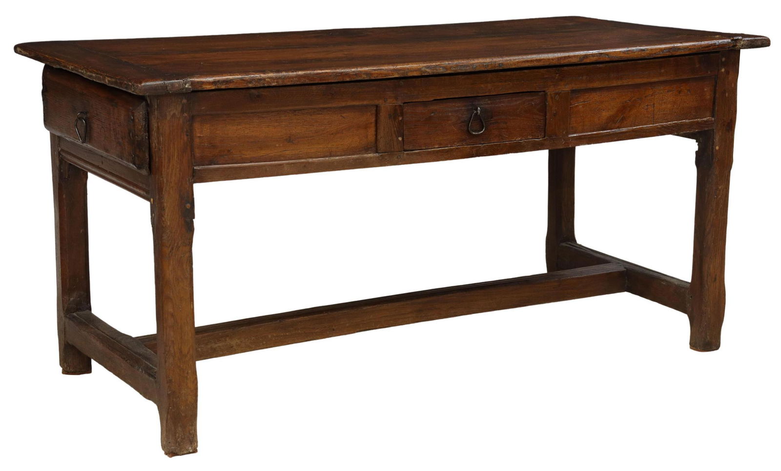 FRENCH PROVINCIAL OAK WORK TABLE, 18TH C. (1 of 5)
